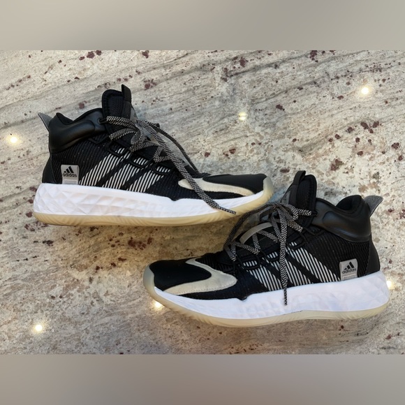 adidas Shoes Adidas Mens Pro Boost Mid Basketball Shoes Size 8